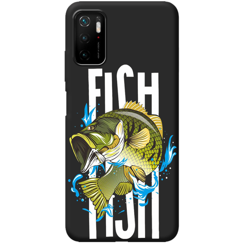 Черный чехол BoxFace Poco M3 Pro Fish