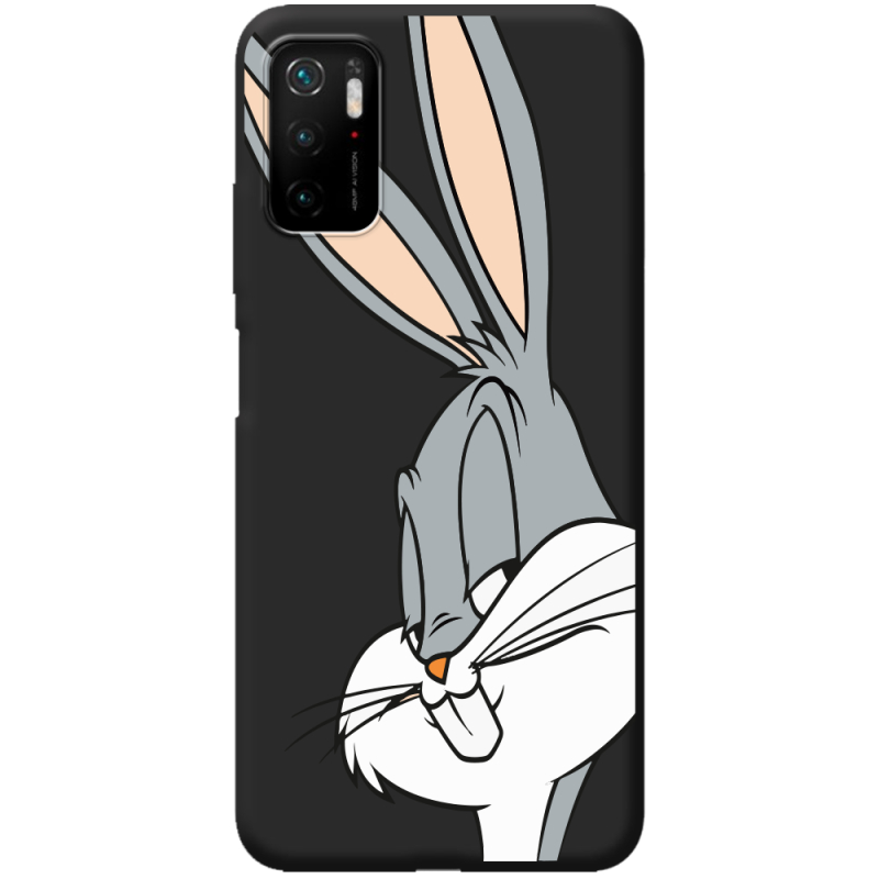 Черный чехол BoxFace Poco M3 Pro Lucky Rabbit