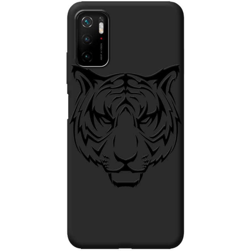 Черный чехол BoxFace Poco M3 Pro Tiger