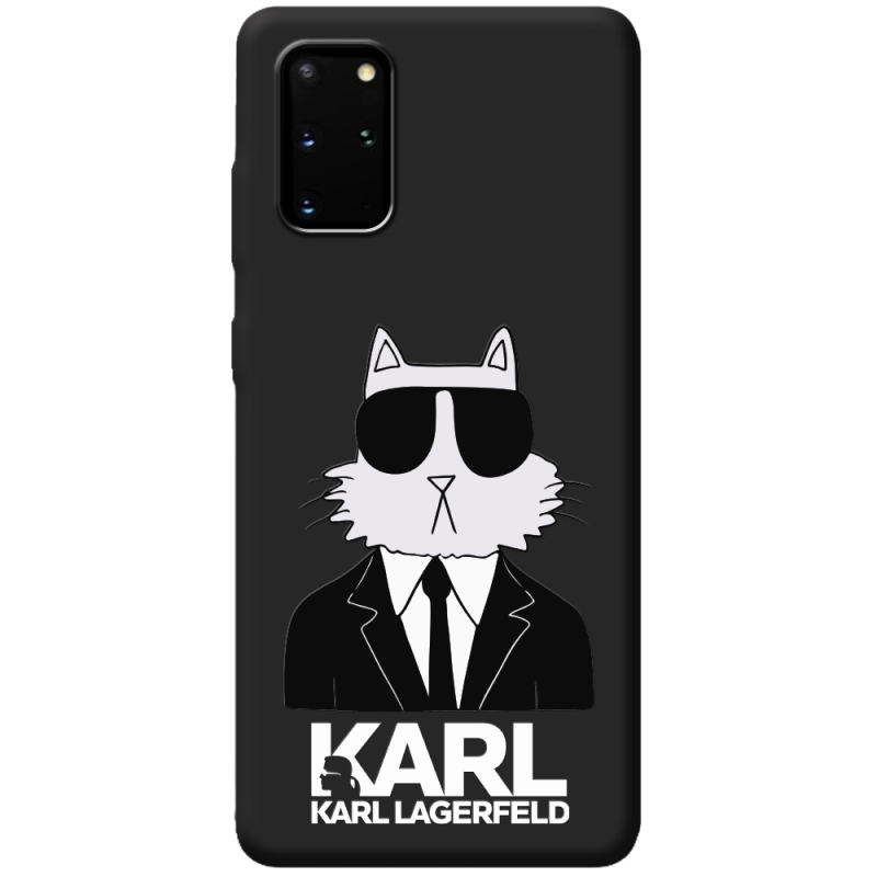 Черный чехол BoxFace Samsung Galaxy S20 Plus (G985) Cat in Black