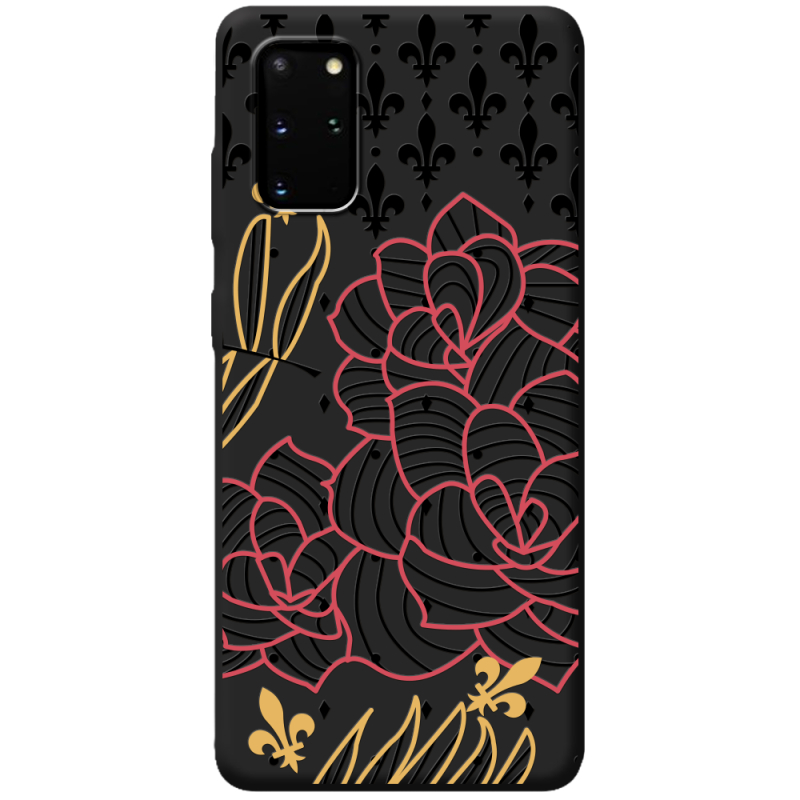 Черный чехол BoxFace Samsung Galaxy S20 Plus (G985) FranceFlowers