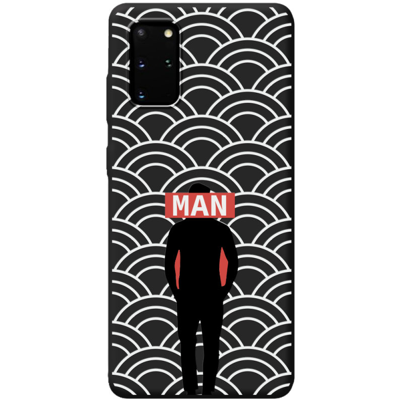 Черный чехол BoxFace Samsung Galaxy S20 Plus (G985) Man Pattern