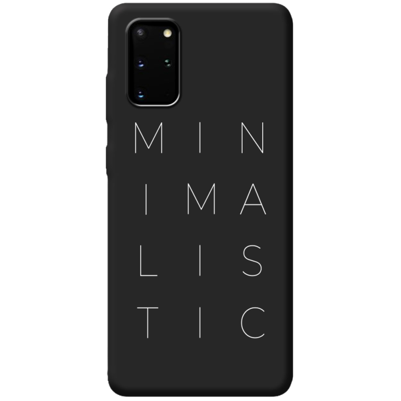 Черный чехол BoxFace Samsung Galaxy S20 Plus (G985) Minimalistic