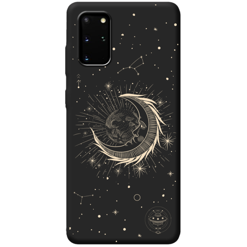 Черный чехол BoxFace Samsung Galaxy S20 Plus (G985) Moon
