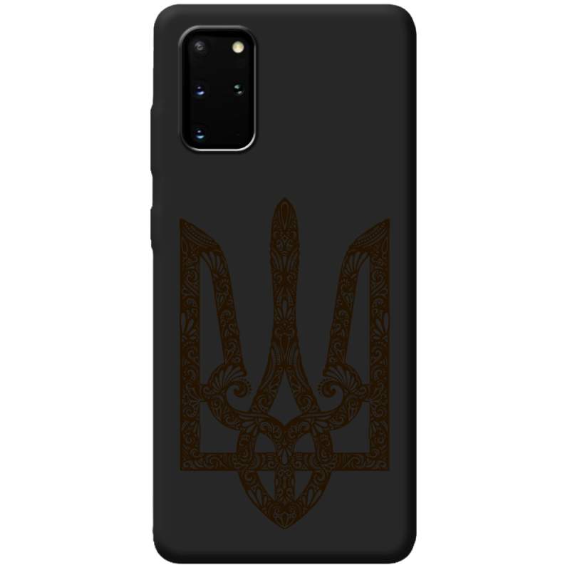 Черный чехол BoxFace Samsung Galaxy S20 Plus (G985) Ukrainian Trident