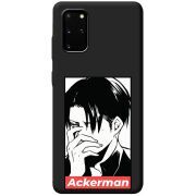 Черный чехол BoxFace Samsung Galaxy S20 Plus (G985) Attack On Titan - Ackerman