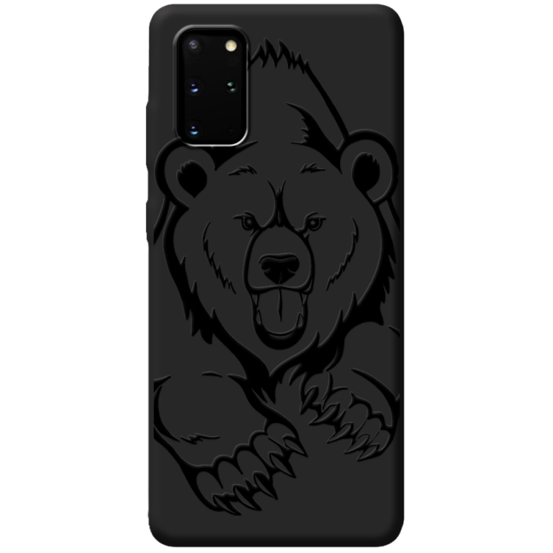 Черный чехол BoxFace Samsung Galaxy S20 Plus (G985) Grizzly Bear