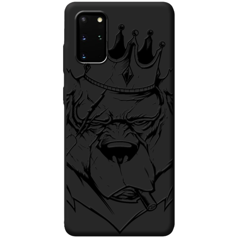 Черный чехол BoxFace Samsung Galaxy S20 Plus (G985) Bear King