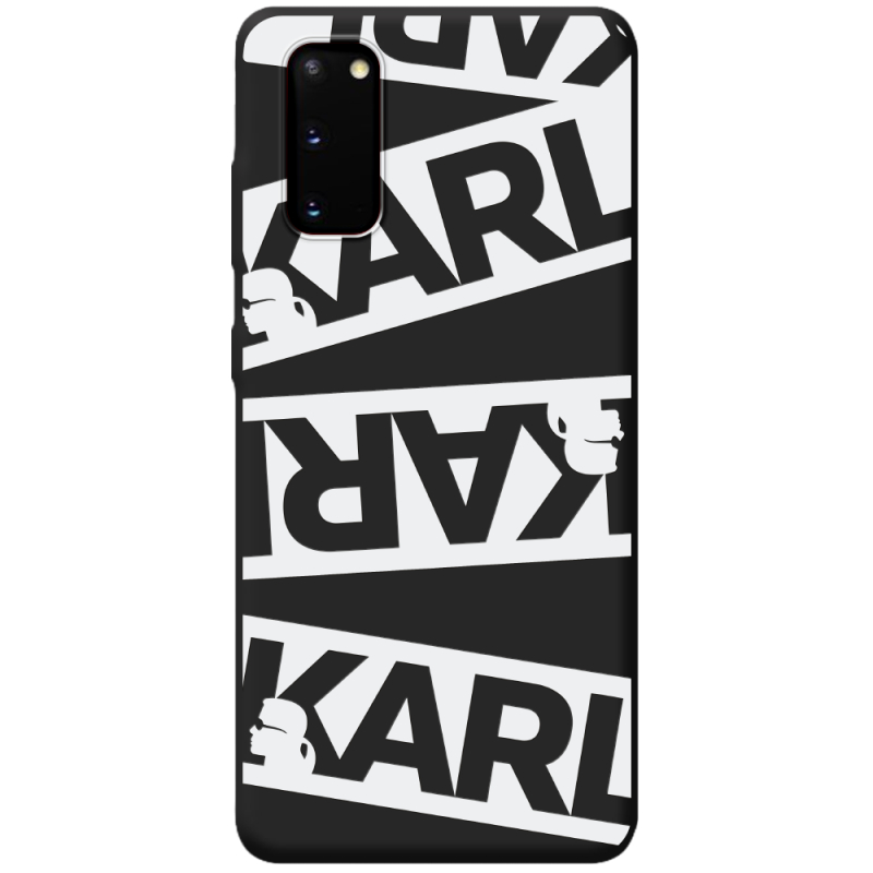 Черный чехол BoxFace Samsung Galaxy S20 (G980) White Karl