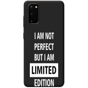 Черный чехол BoxFace Samsung Galaxy S20 (G980) Limited Edition