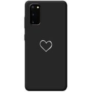 Черный чехол BoxFace Samsung Galaxy S20 (G980) My Heart