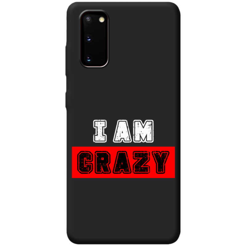 Черный чехол BoxFace Samsung Galaxy S20 (G980) I'm Crazy