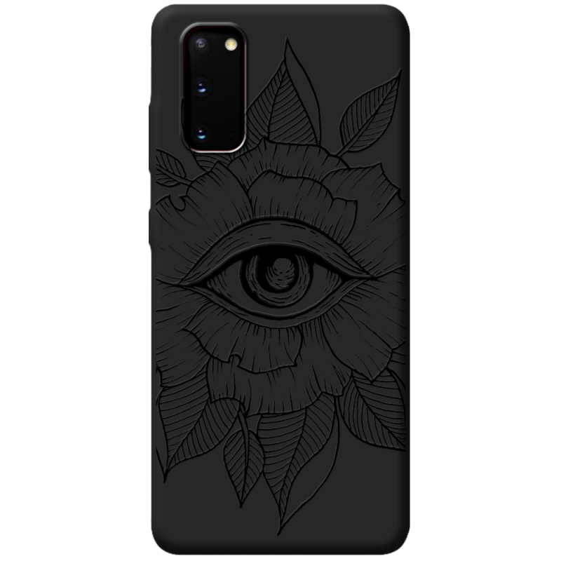 Черный чехол BoxFace Samsung Galaxy S20 (G980) Eye