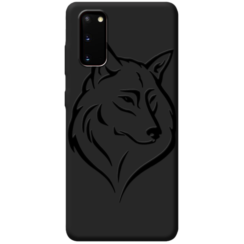 Черный чехол BoxFace Samsung Galaxy S20 (G980) Wolf