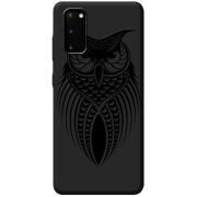 Черный чехол BoxFace Samsung Galaxy S20 (G980) Owl