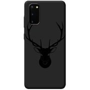 Черный чехол BoxFace Samsung Galaxy S20 (G980) Deer