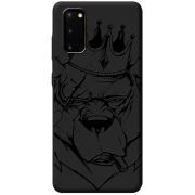 Черный чехол BoxFace Samsung Galaxy S20 (G980) Bear King