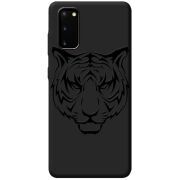 Черный чехол BoxFace Samsung Galaxy S20 (G980) Tiger