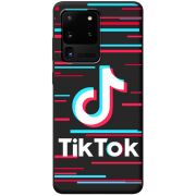 Черный чехол BoxFace Samsung Galaxy S20 Ultra (G988) Tik Tok