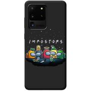 Черный чехол BoxFace Samsung Galaxy S20 Ultra (G988) Among Us Impostors
