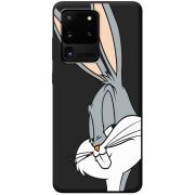 Черный чехол BoxFace Samsung Galaxy S20 Ultra (G988) Lucky Rabbit
