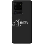 Черный чехол BoxFace Samsung Galaxy S20 Ultra (G988) Pew Pew