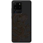 Черный чехол BoxFace Samsung Galaxy S20 Ultra (G988) Chinese Dragon