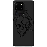 Черный чехол BoxFace Samsung Galaxy S20 Ultra (G988) Skull and Roses