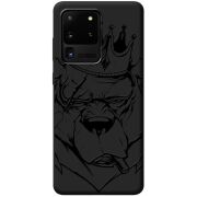 Черный чехол BoxFace Samsung Galaxy S20 Ultra (G988) Bear King