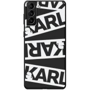 Черный чехол BoxFace Samsung Galaxy S21 Plus (G996) White Karl