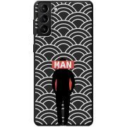 Черный чехол BoxFace Samsung Galaxy S21 Plus (G996) Man Pattern