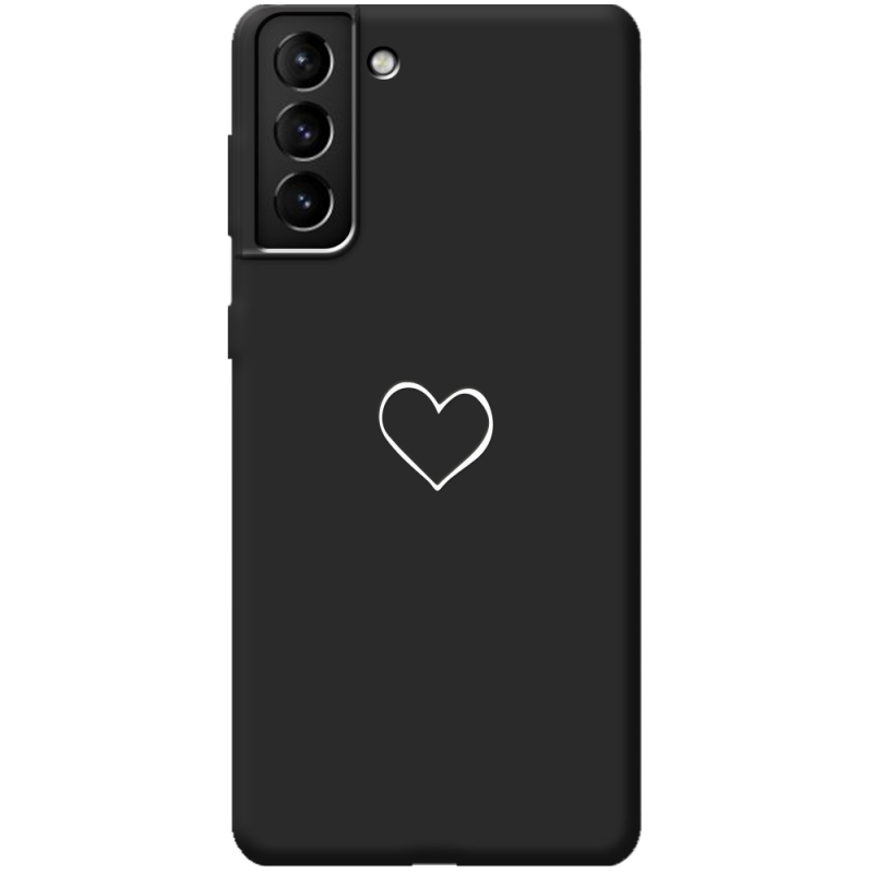 Черный чехол BoxFace Samsung Galaxy S21 Plus (G996) My Heart