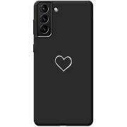 Черный чехол BoxFace Samsung Galaxy S21 Plus (G996) My Heart