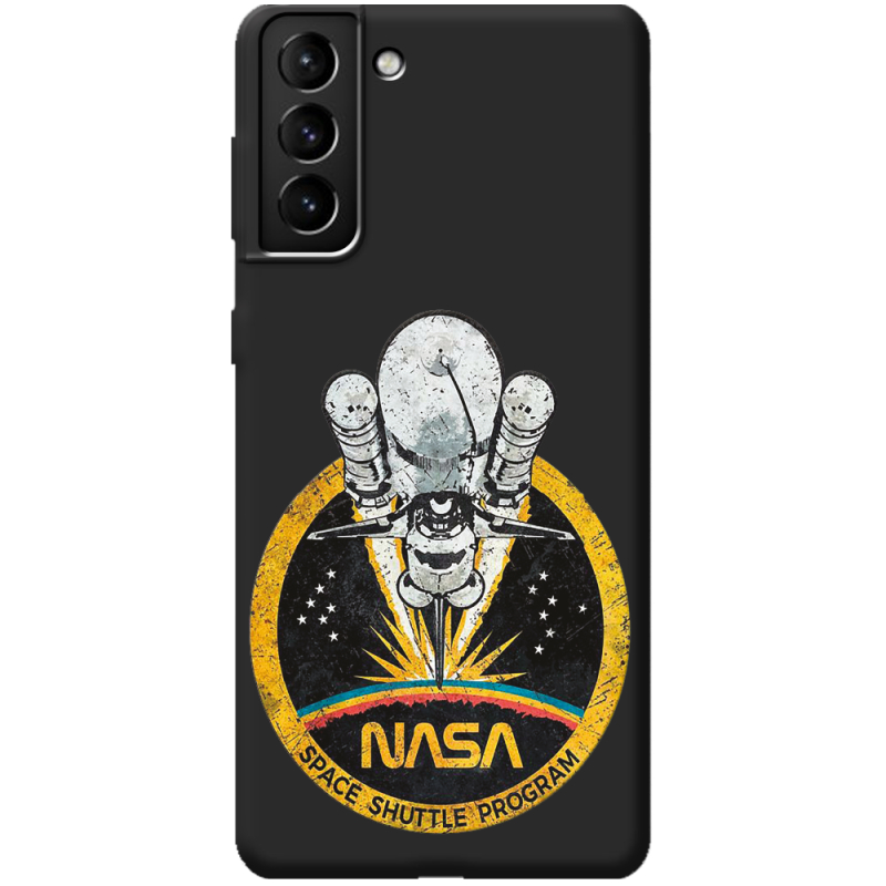 Черный чехол BoxFace Samsung Galaxy S21 Plus (G996) NASA Spaceship