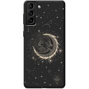 Черный чехол BoxFace Samsung Galaxy S21 Plus (G996) Moon