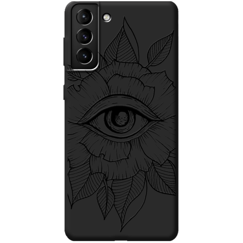 Черный чехол BoxFace Samsung Galaxy S21 Plus (G996) Eye