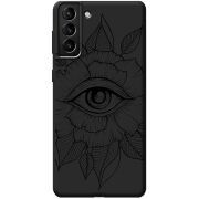 Черный чехол BoxFace Samsung Galaxy S21 Plus (G996) Eye