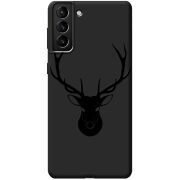 Черный чехол BoxFace Samsung Galaxy S21 Plus (G996) Deer