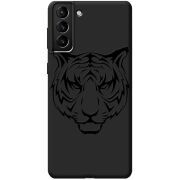 Черный чехол BoxFace Samsung Galaxy S21 Plus (G996) Tiger