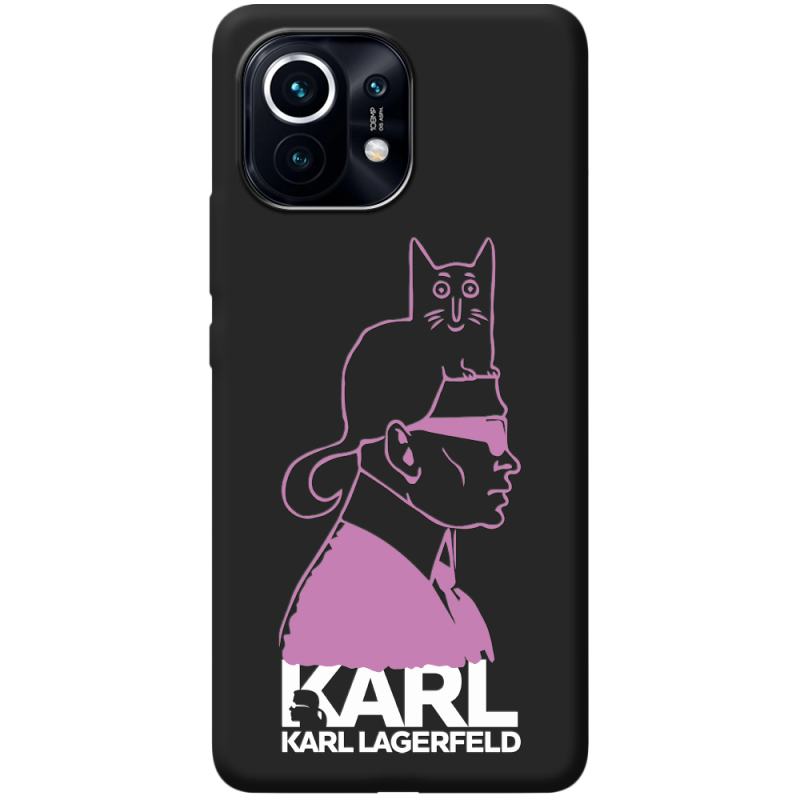 Черный чехол BoxFace Xiaomi Mi 11 Pink Karl