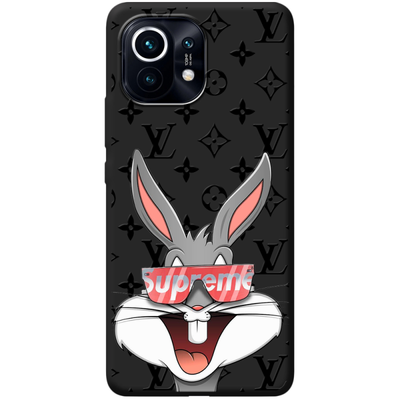 Черный чехол BoxFace Xiaomi Mi 11 looney bunny