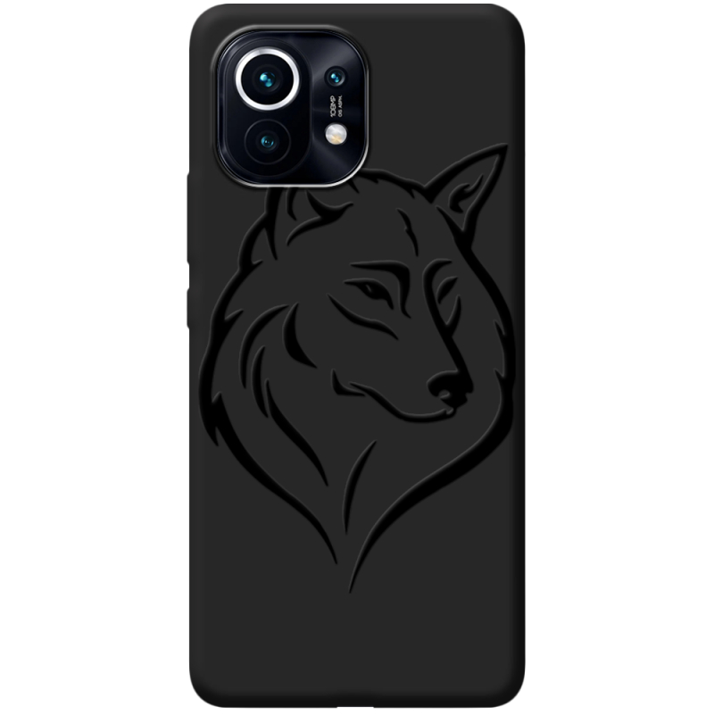 Черный чехол BoxFace Xiaomi Mi 11 Wolf