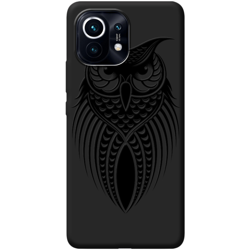 Черный чехол BoxFace Xiaomi Mi 11 Owl