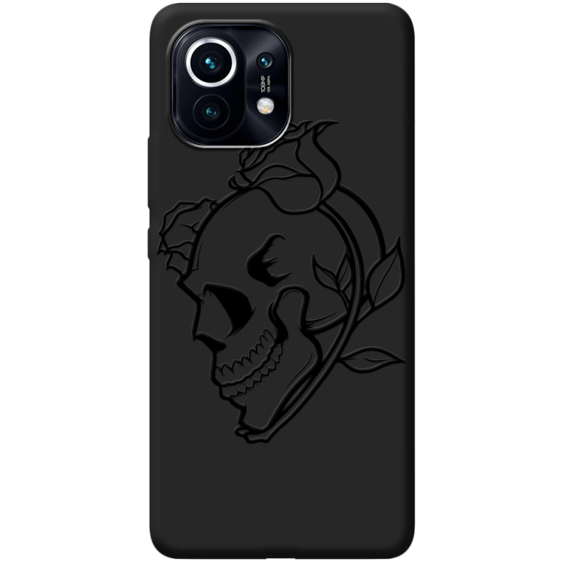 Черный чехол BoxFace Xiaomi Mi 11 Skull and Roses