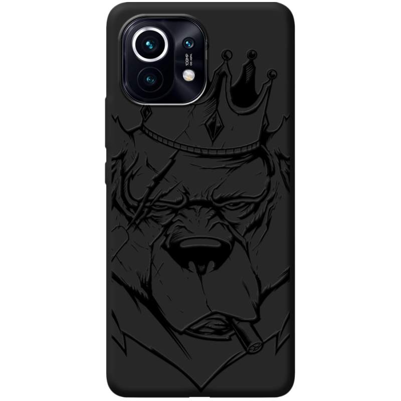 Черный чехол BoxFace Xiaomi Mi 11 Bear King