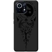 Черный чехол BoxFace Xiaomi Mi 11 Hugin and Munin