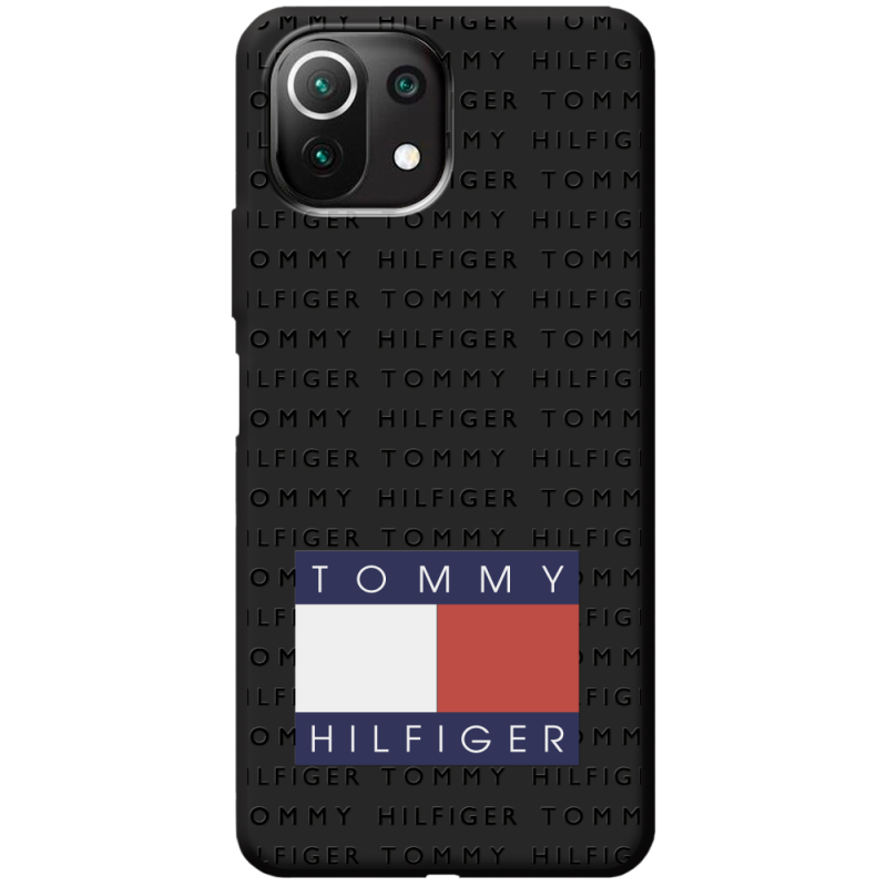 Черный чехол BoxFace Xiaomi Mi 11 Lite Tommy Print