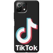 Черный чехол BoxFace Xiaomi Mi 11 Lite Tik Tok