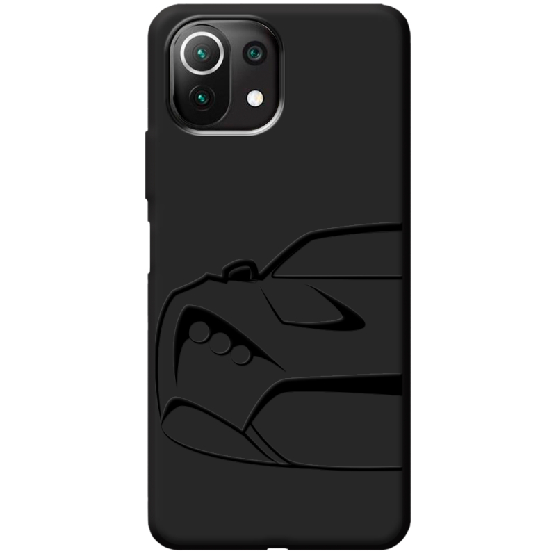 Черный чехол BoxFace Xiaomi Mi 11 Lite Sportcar