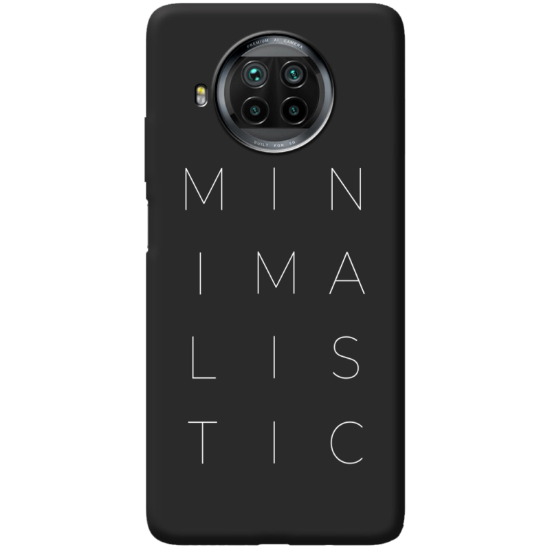 Черный чехол BoxFace Xiaomi Mi 10T Lite Minimalistic